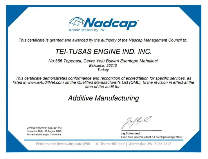 1722839369 Tei Nadcap Additive Manufacturing
