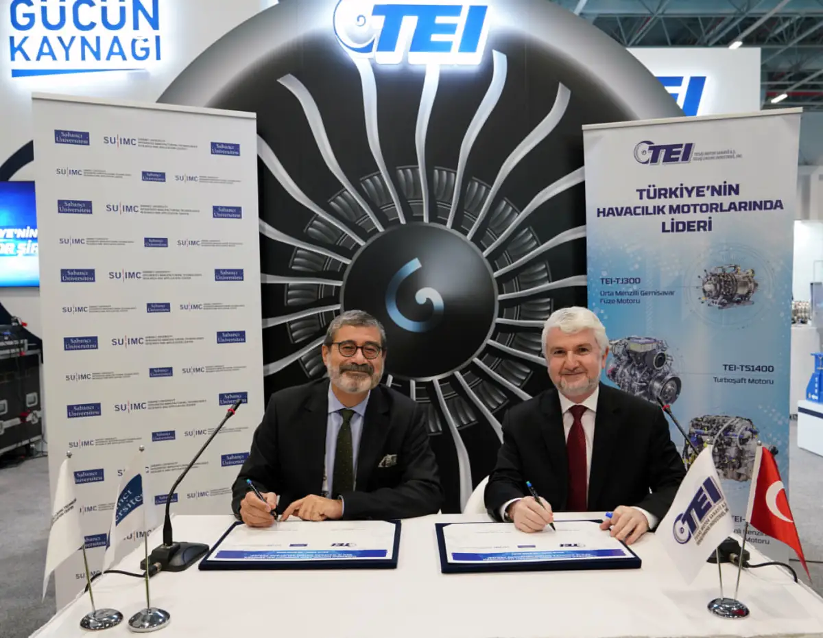 Composite Engine Parts Development Cooperation between TEI and Sabancı University