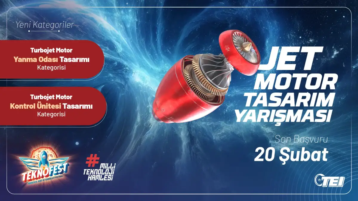 TEKNOFEST 2025 Teknoloji Yarışmalarına Son Başvuru Tarihi 20 Şubat!